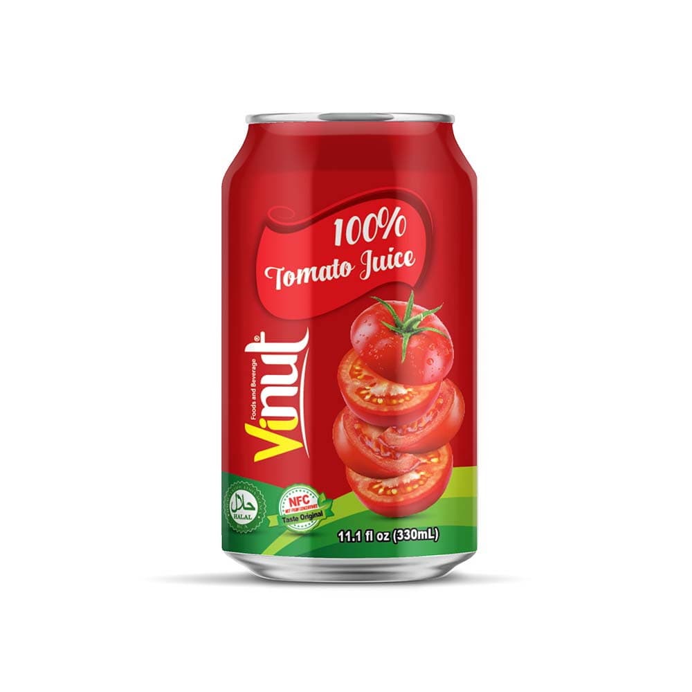 VINUT 100% टमाटर का जूस, 11.1 fl oz (330 mL) कैन