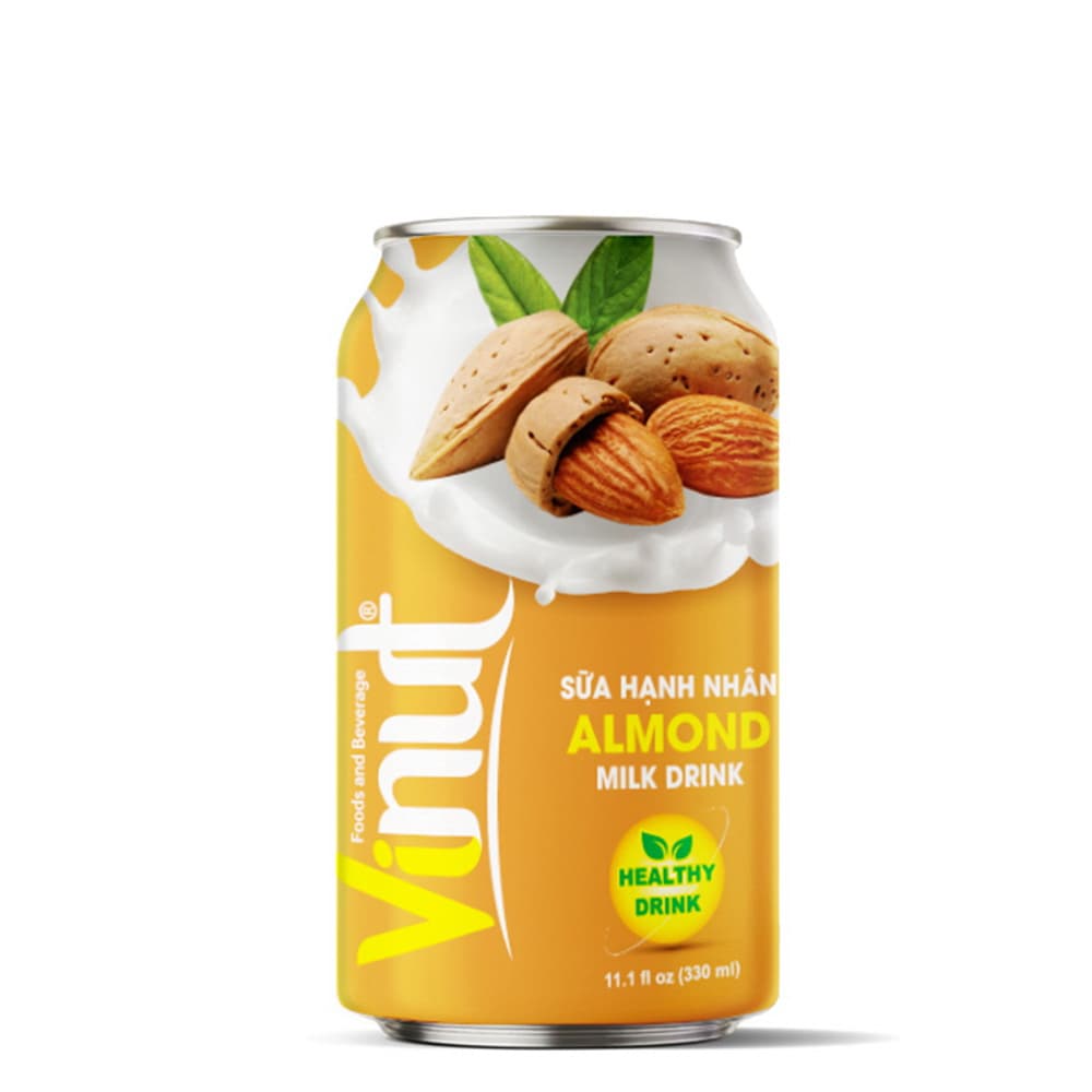 VINUT बादाम मिल्क ड्रिंक, हेल्दी ड्रिंक, कैन, 11.1 fl oz (330 mL)