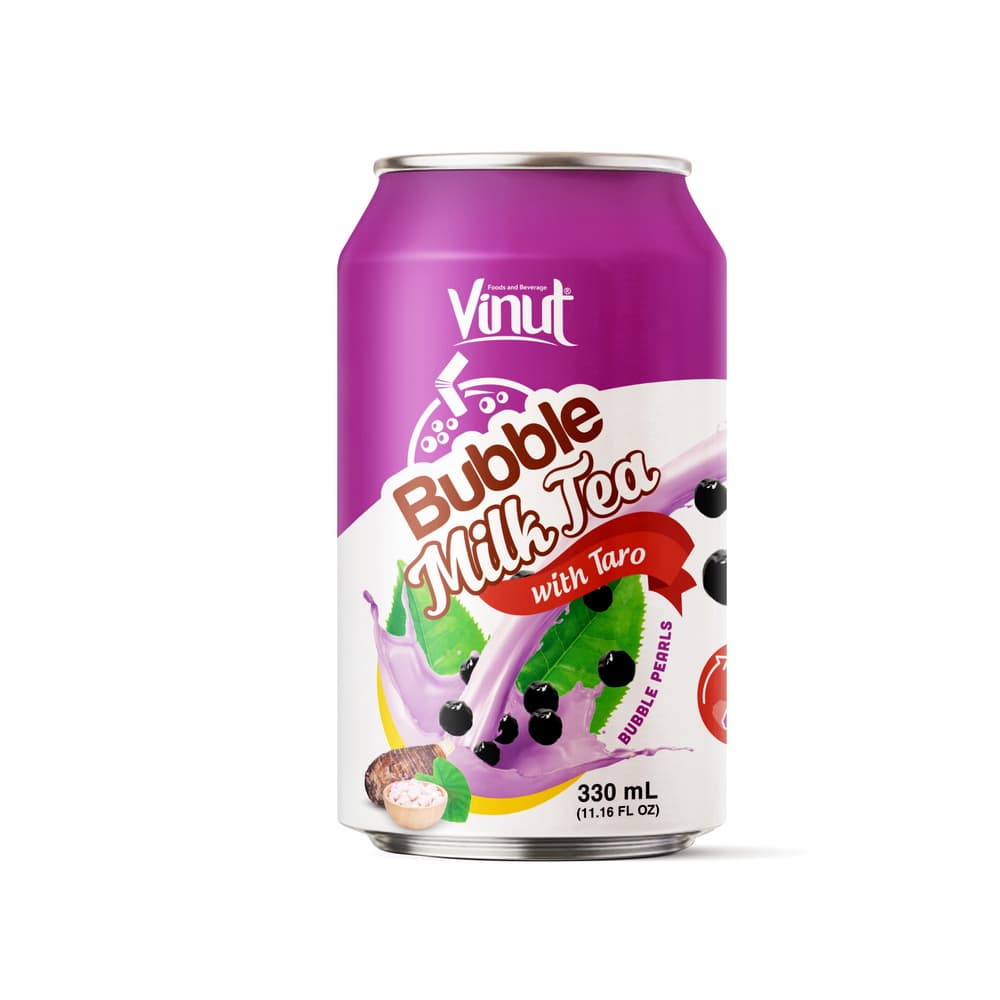 VINUT बबल मिल्क टी टैरो के साथ, कैन, 11.16 fl oz 330 mL