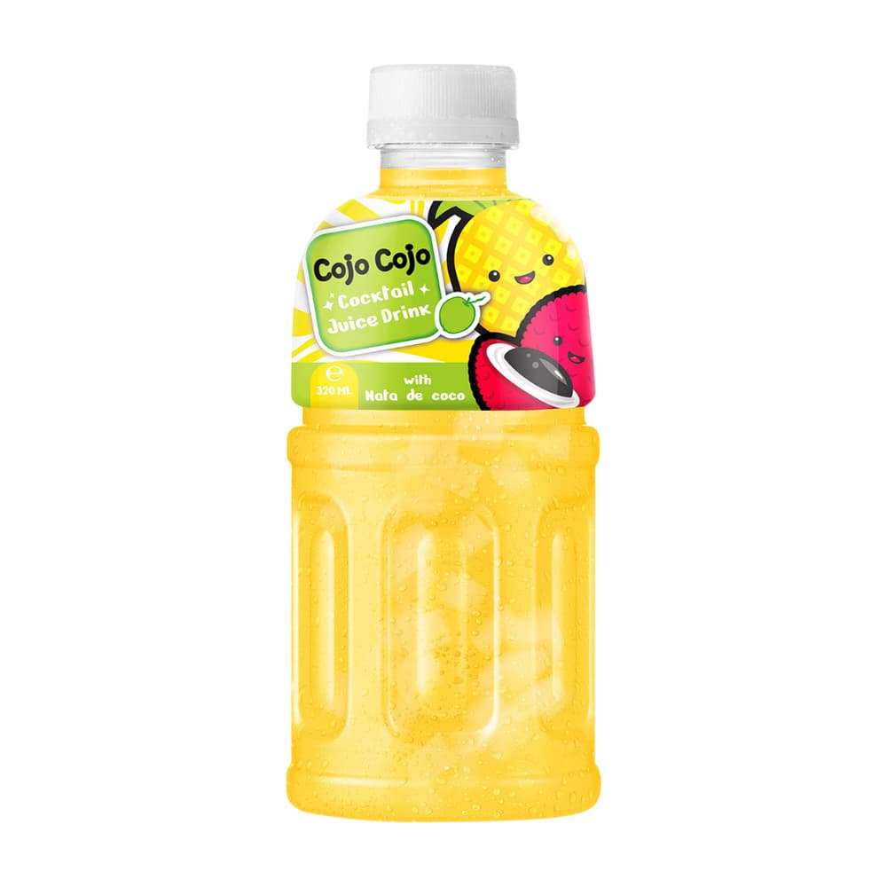 VINUT कॉकटेल जूस ड्रिंक, नाटा डी कोको के साथ, PET बोतल, (320 mL)