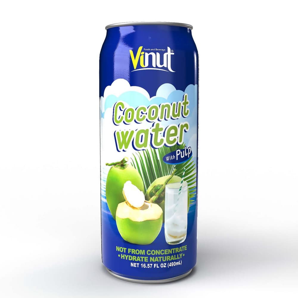 VINUT नारियल पानी पल्प के साथ, कैन, 16.57 fl oz 490 mL