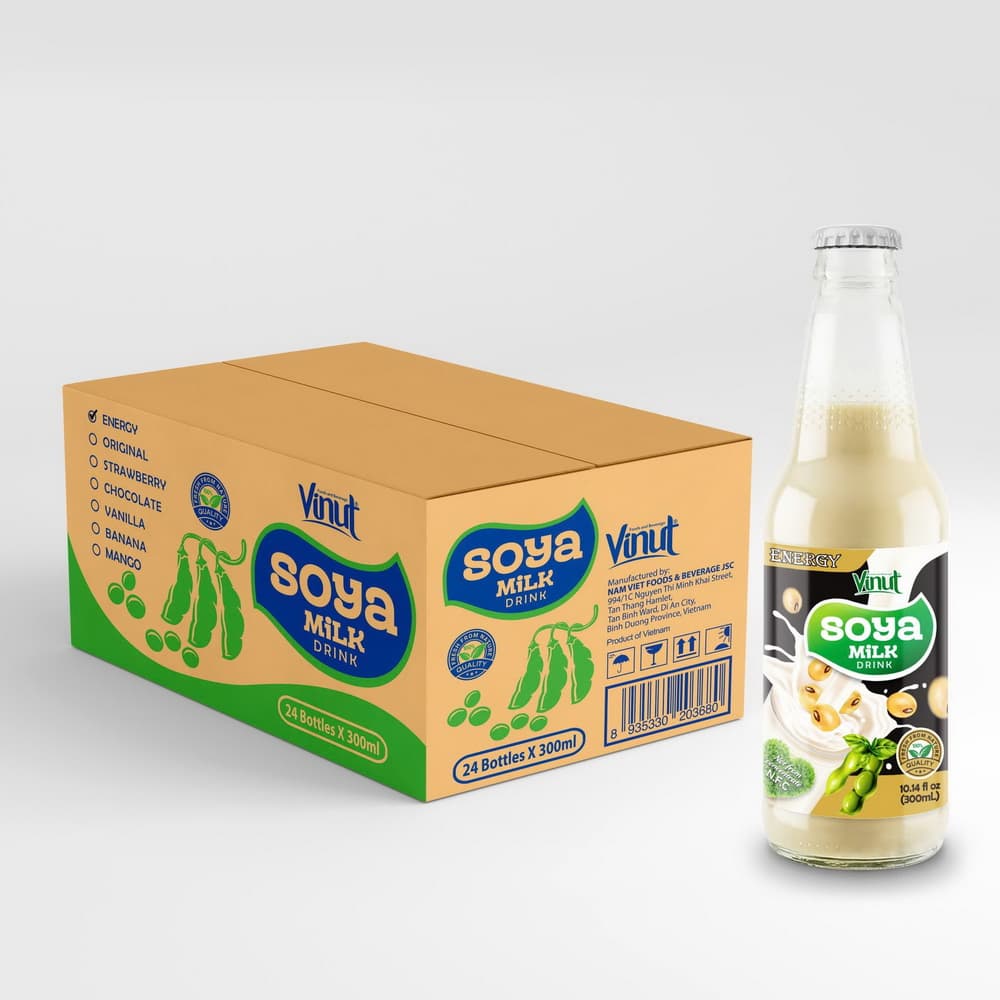 VINUT सोया मिल्क ड्रिंक, एनर्जी, 10.14 fl oz (300 mL)